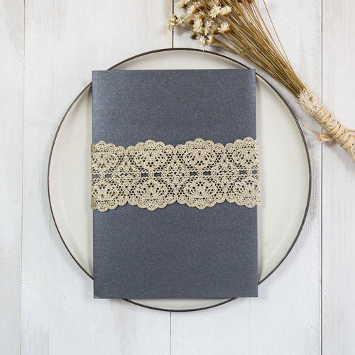 laser cut belly band vintage lace