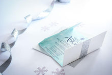 frozen themed 5th birthday invitation