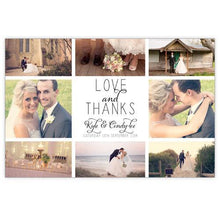 wedding thank you card