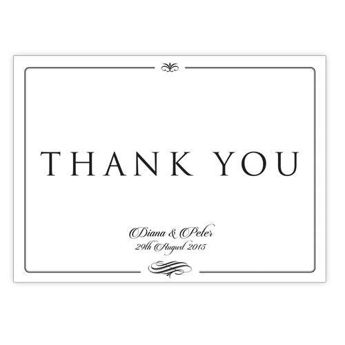 wedding thank you card