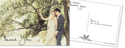 Hayley Thank You Postcard