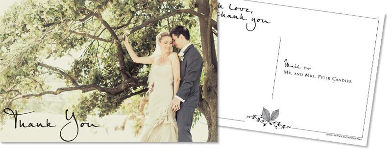 Hayley Thank You Postcard