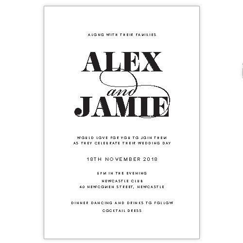 Classic design Wedding invitation 
